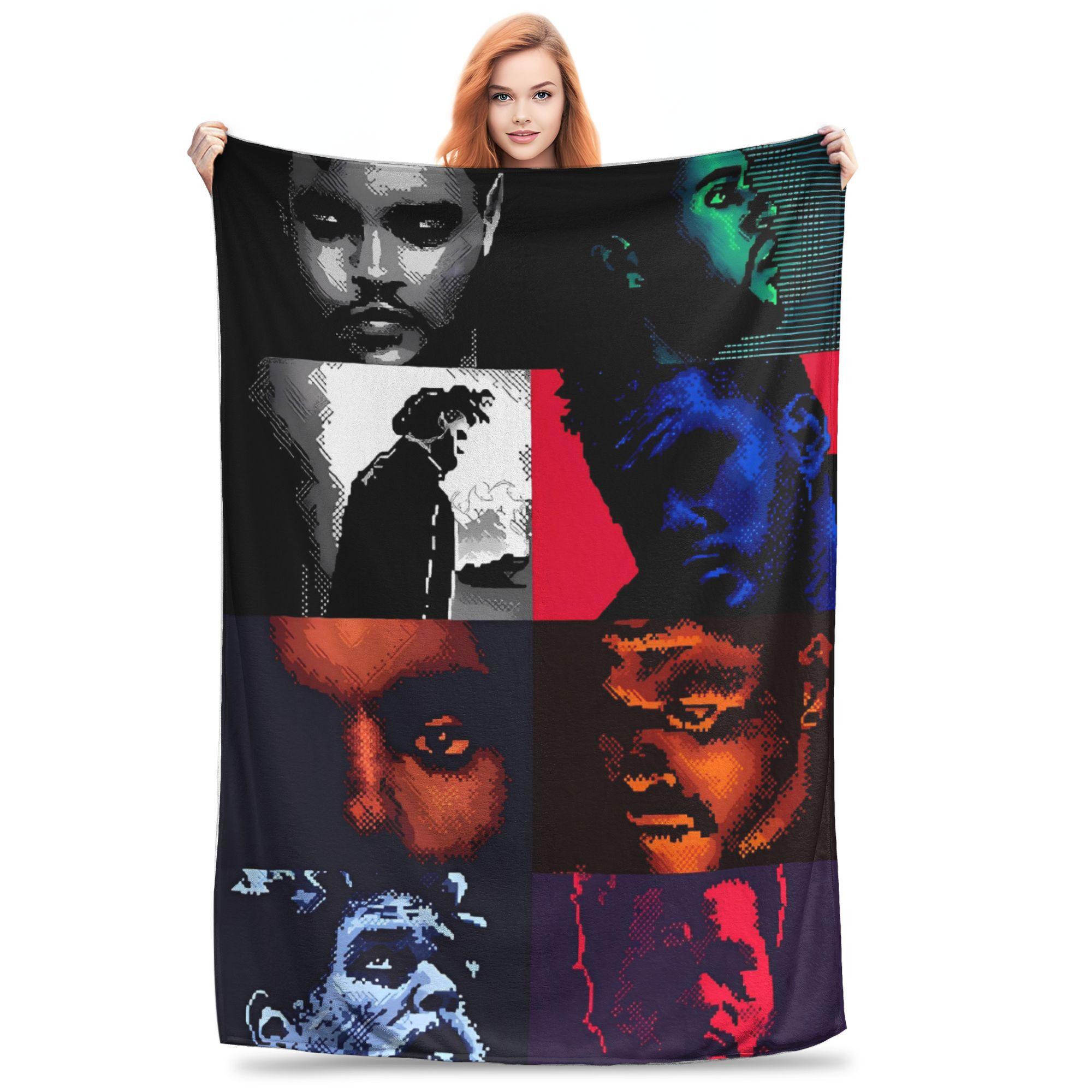 

The Weeknds Rapper Singer Blanket Quality Soft Throw Blanket Winter Picnic Outdoor Comfortable Bedspread 30x40in