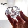 Small Glass Candle Holder Flower Tealight Holder, Plum Blossom for Home Party Decor, Wedding Table Centerpiece Compact