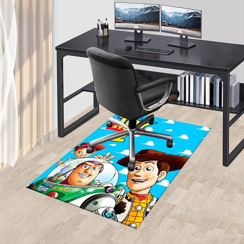 1pc Toy Story Adventure Carpet for Playroom Bedroom Living Room Sofa Home Decor,kids Game Area Rug Non-slip Floor Mat Y72936