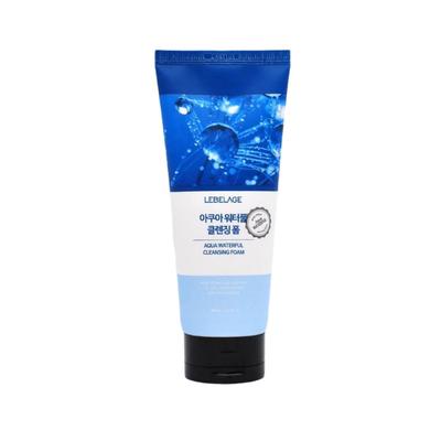 Aqua Waterful Cleansing Foam Deep Hydration Refreshing Finish 180ml