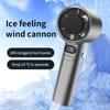 120 Wind Speeds Portable Handheld Turbo Fan with Led Display USB Rechargeable Electric Eyelash Fan Adjustable Mini Personal Fan
