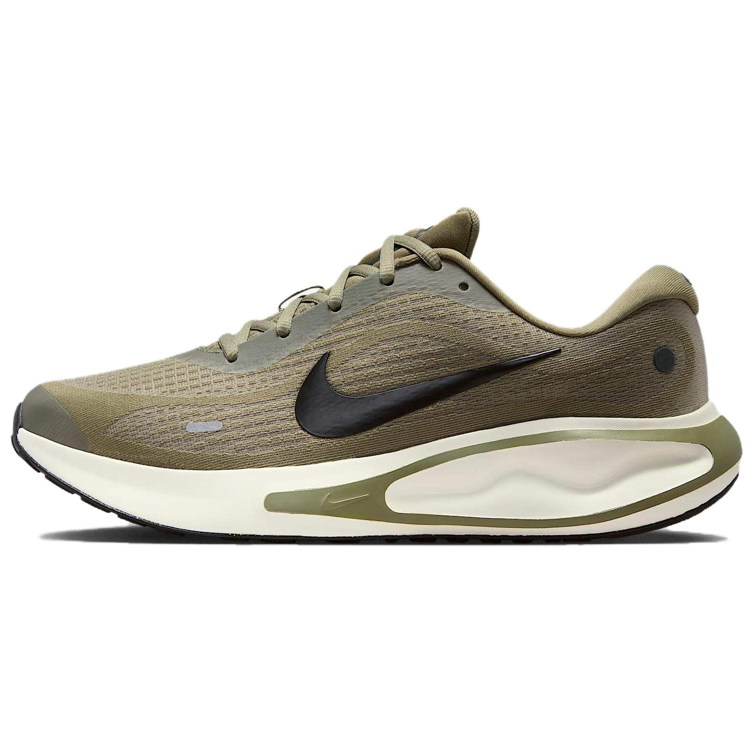 

Nike Journey Run Breathable Reflective Running Shoes Men s Olive Green FN0228-302 43