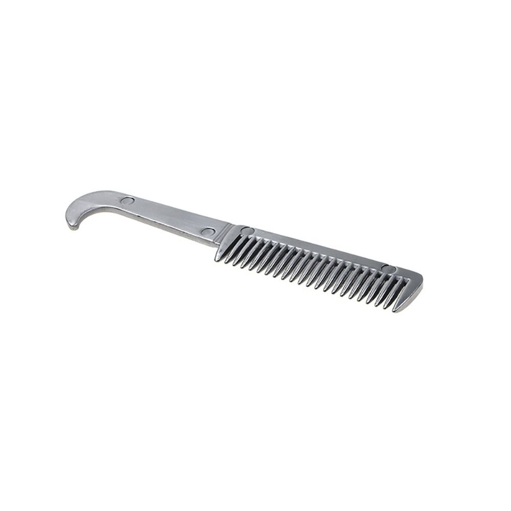 1Pcs Aluminum Alloy Horse Grooming Brush Mane Tail Bristle Riding Brush  Horse Cleaning Tool