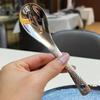 Hammer Spoon Stainless Steel Home Business Dining Scoop High Appearance Level Retro Soup Spoon Dessert Scoop Kitchen Tableware