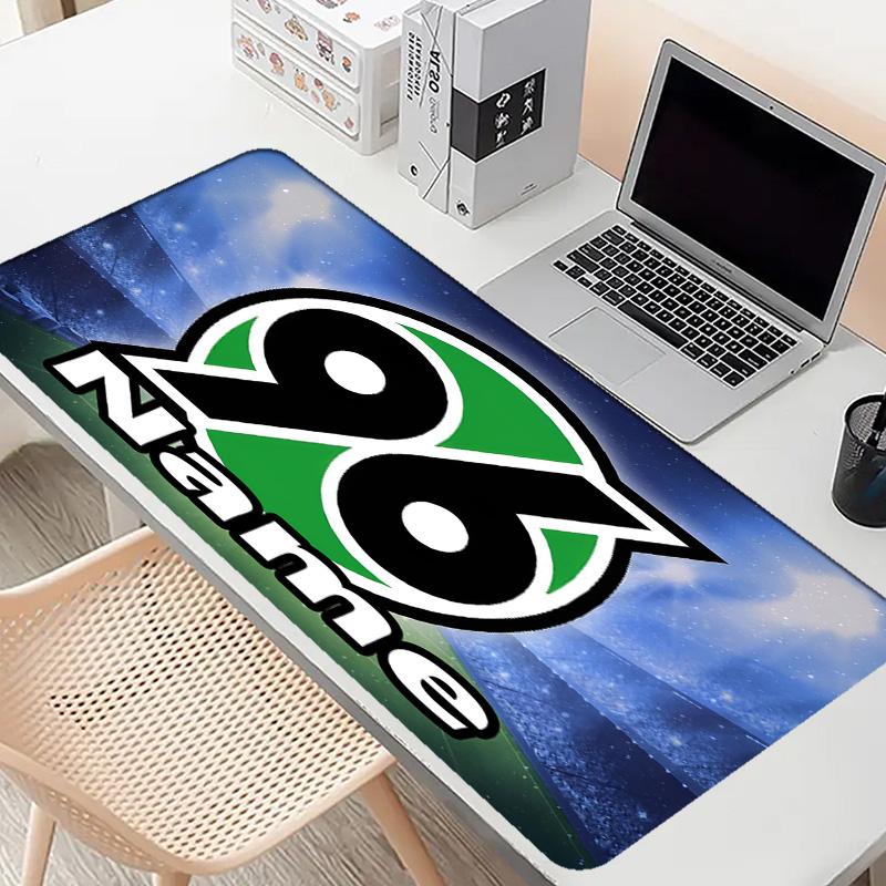 Custom Name Personalized Hannover 96 Football Pattern Mousepad, Laptop PC Desk Mat, Decorative Desk Mat for Home Keyboard Pad Gift