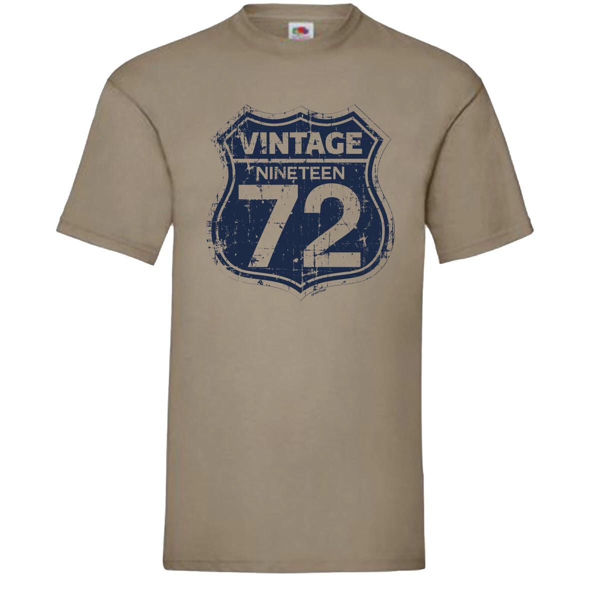 Vintage 1972 T-Shirt Birthday Gift 4XL