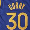 Nike Casual Sports Suit Golden State Warriors Curry 30 Number Trim V-Neck Sports Tank Top Youth Basketball Jersey Kids Sportswear Blue 3Z2B7BZ2P-WARSC