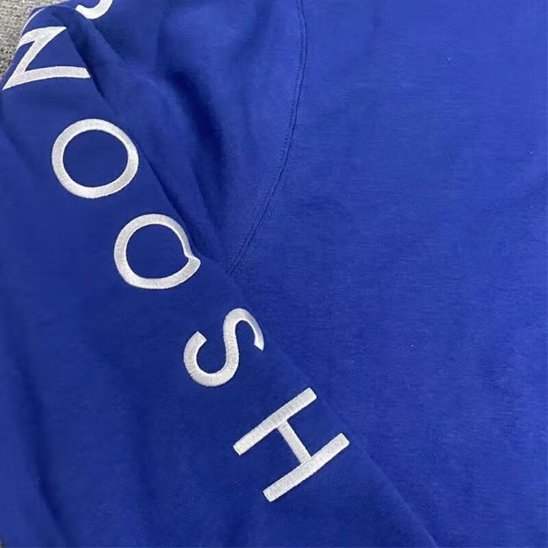 Nike French Terry Crew Neck Sweatshirt with Embroidered Swoosh Unisex Tops Deep-Royal-Blue DJ0466-455