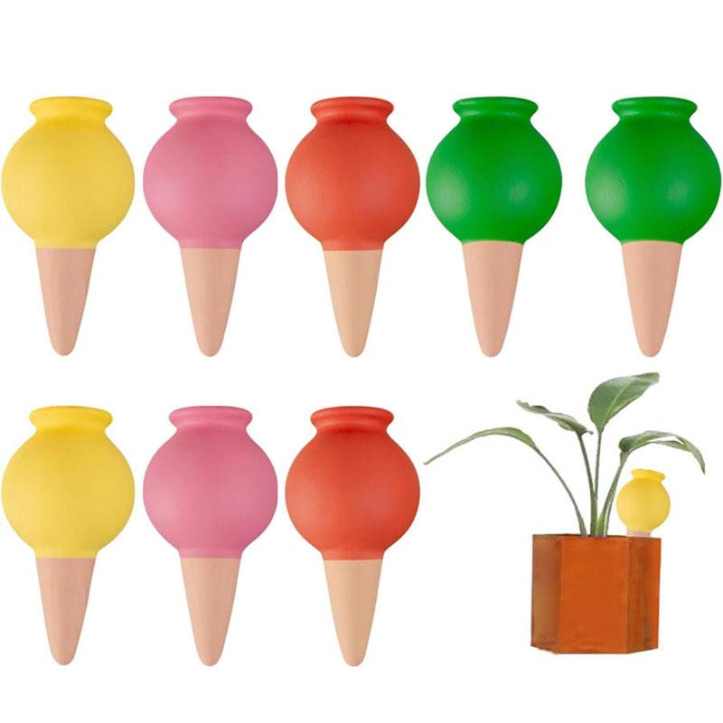 4pcs Plant Watering Spikes Automatic Terracotta Plant Watering Devices Garden