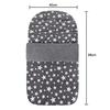 Kinderwagen-Fußsack, warm und winddicht, perfekt für Herbst und Winter, Schlafsack im Umschlag-Stil für Neugeborene und Babys, mit Sternenmuster.