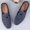 Fashion Luxury Brand Men Driving Shoes Genuine Leather Slip-on Mocassin Breathable Casual Loafers Soft Comfort Man Walking Shoes
