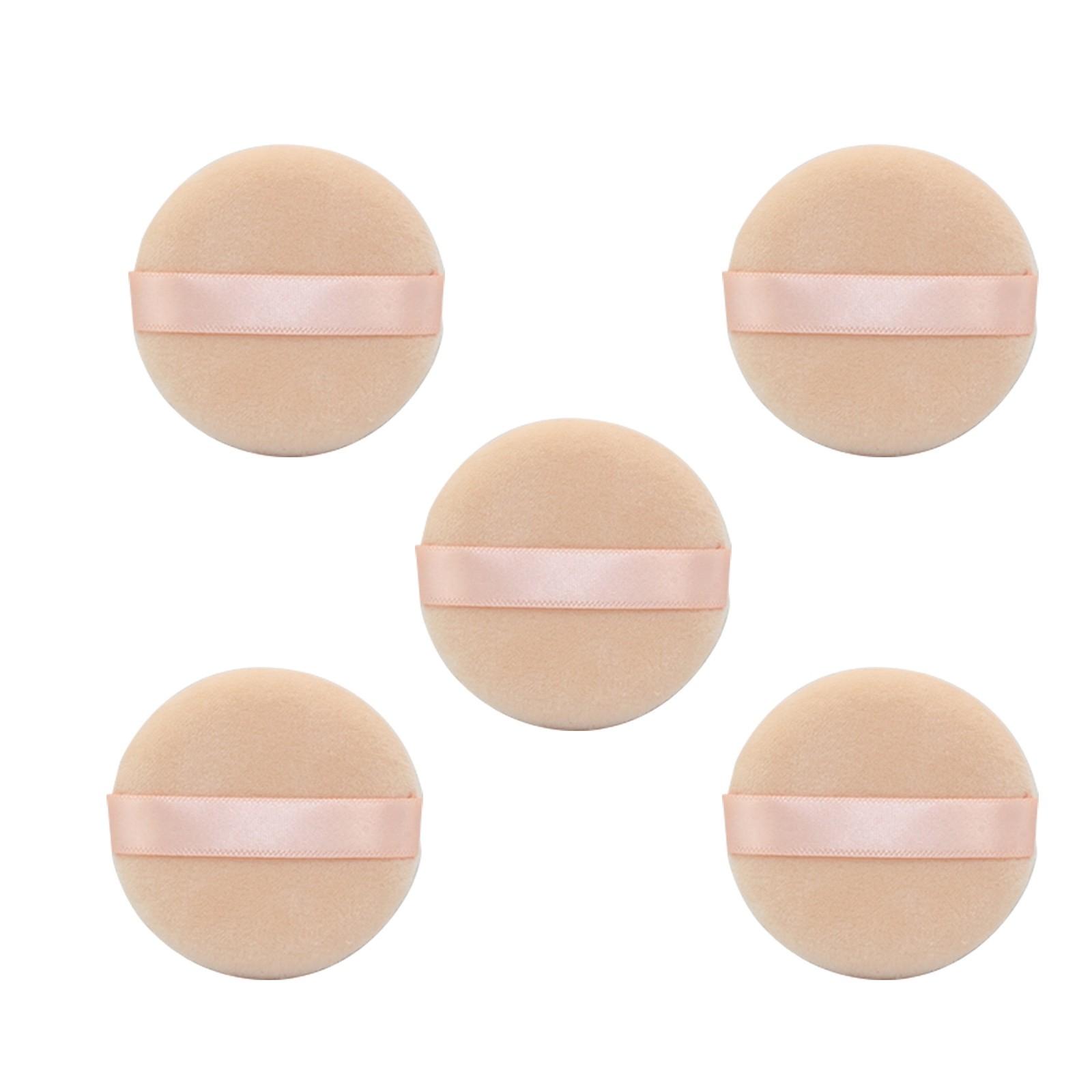 

5 упаковок мягких женских спонжей для макияжа для лица бежевый