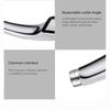 300 Holes Pressurized Showerhead Hand Hold Square Rain Shower Head Water Saving Rainfall Spray Nozzle Bathroom Accessories