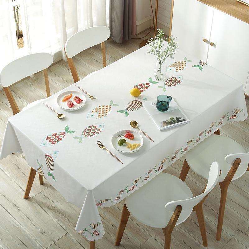 New Printe Rectangle Round Table Cloths Waterproof  Plastic PVC Oilproof Tablecloths Table Cover Home Decor Christmas Tablecloth