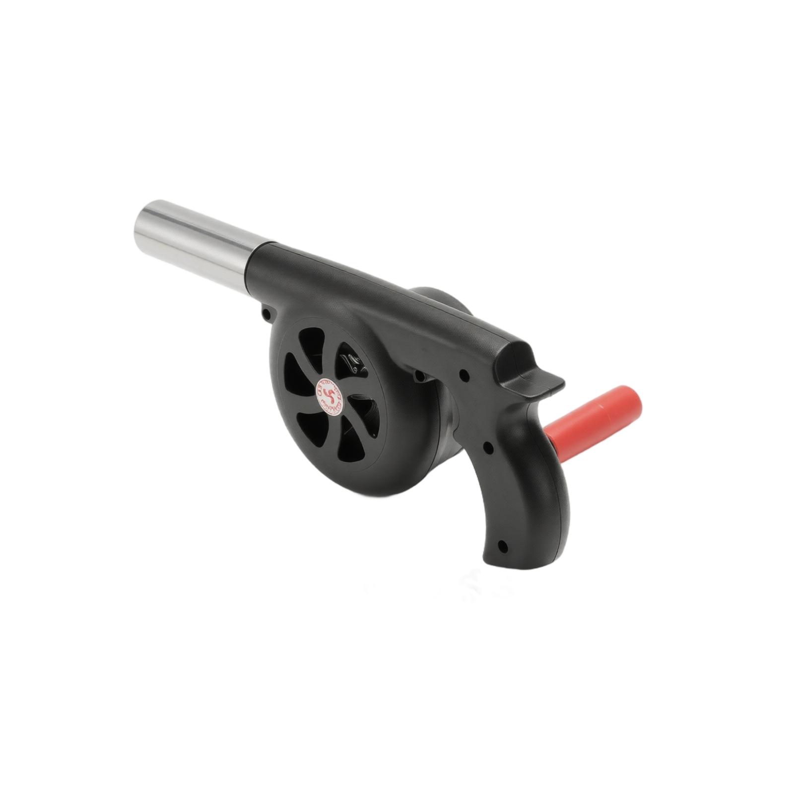 

Portable Hand Crank Blower Fan Outdoor Fire Starter Tool Manual Air Blower for Camping Barbecue Fireplace Heating One Size чорний
