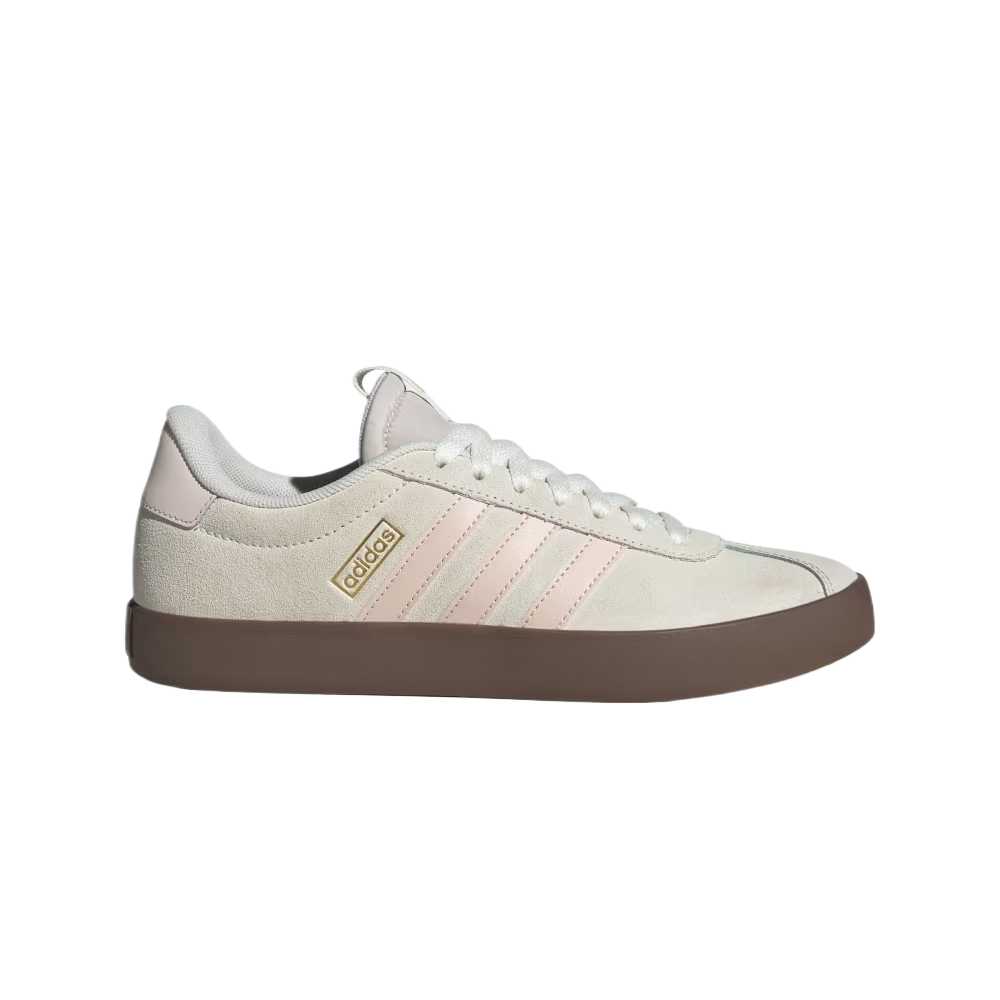 Adidas  VL Court 3.0 Off White Wonder Quartz Women Sneakers Cream Gold-Metallic JR0954