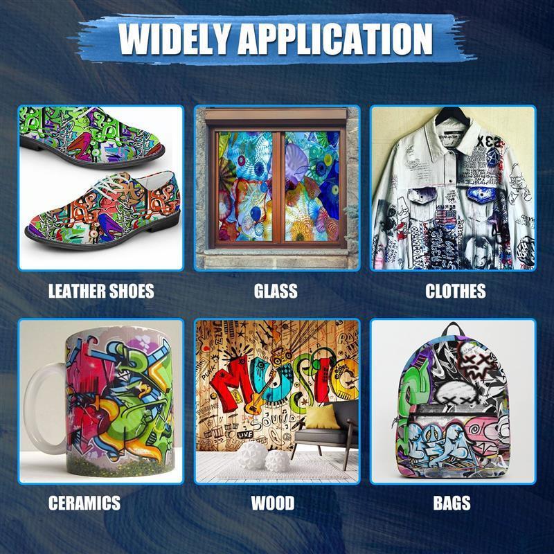 Yüksek Kaliteli 30 Ml/Şişe Akrilik Boya Renkleri Boya Boyası Kumaş Giyim Boyama Deri DIY Pigment Grafiti