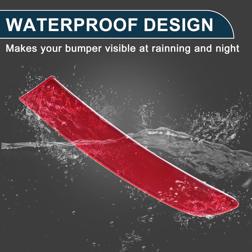 Bumper Reflector for BMW X3 2015-2017 Strong No.63257352210 | Rear Right Bumper Reflector Side Marker 1 Pcs Red