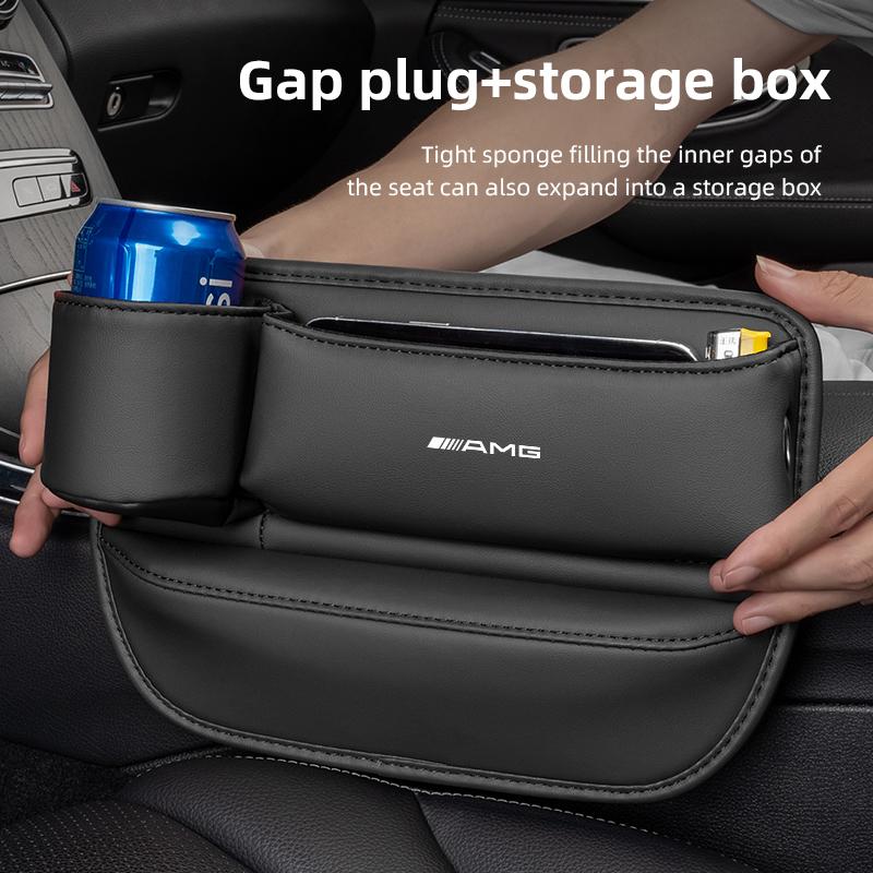 GLC GLB Car Seat Gap Organizer Multifunction Storage Box Cup Holder For Mercedes Benz AMG GLE GLS CLS GLC CLA GLA GLK ML C197 R