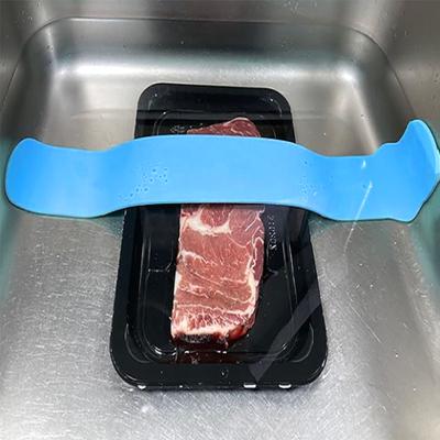 Cinturino per Scongelare la Carne Appeso Facilmente Cintura Scongelante Robusto Silicone Scongelamento Rapido