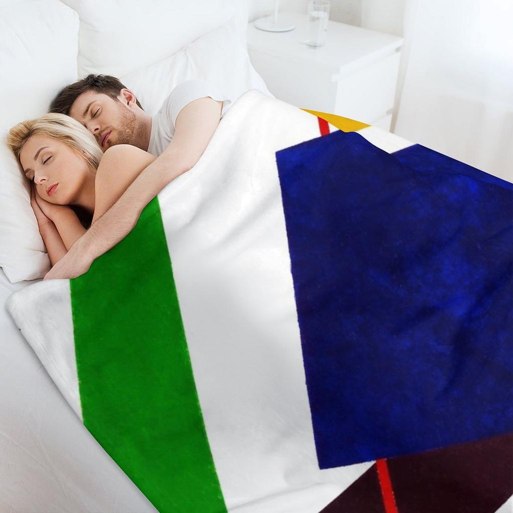KAZIMIR MALEVICH - (Transparent) Suprematism 1916 Original HD Throw Blanket Retros cosplay anime Summer Blankets