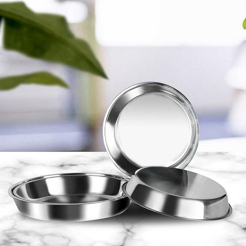 DM 304 Stainless Steel Round Dinner Plate