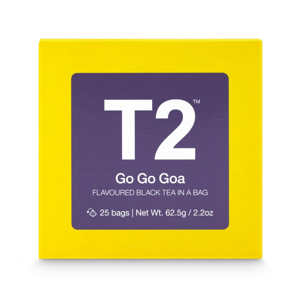 T2 Tea Go Go Goa Tea Bags, 2.5g X 25 Packs
