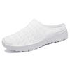Shoes for Women's Summer Casual Shoes Large Size Breathable Semi-torque Fashionable and Versatile Women's Single Shoes Toe-toe Slippers