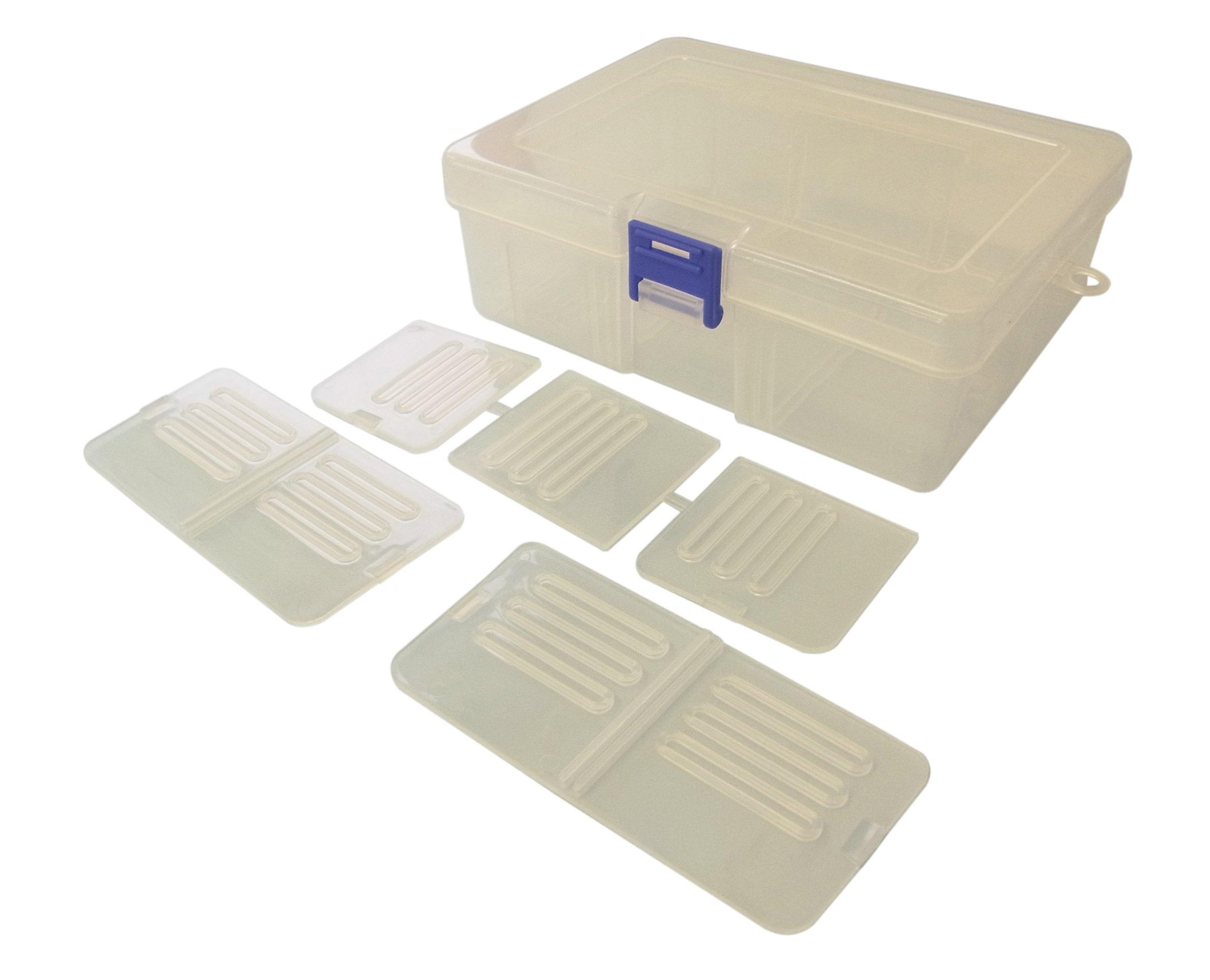 Ringstar Super Club L167 x W126 x 6 Parts, Clear, H62mm, Compartments, RP-170