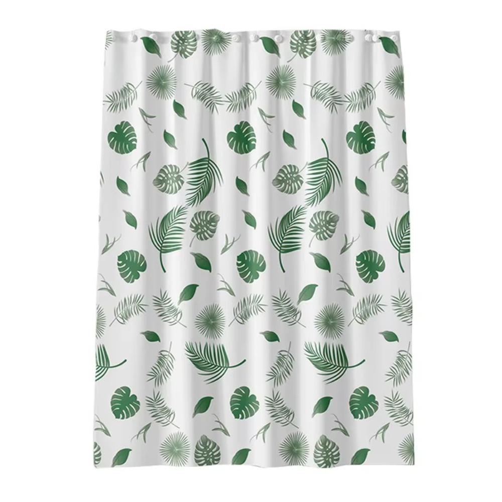 With Hooks Bathroom Curtain Waterproof Bathtub Partition Curtain Creative Window Tulle  Bathroom