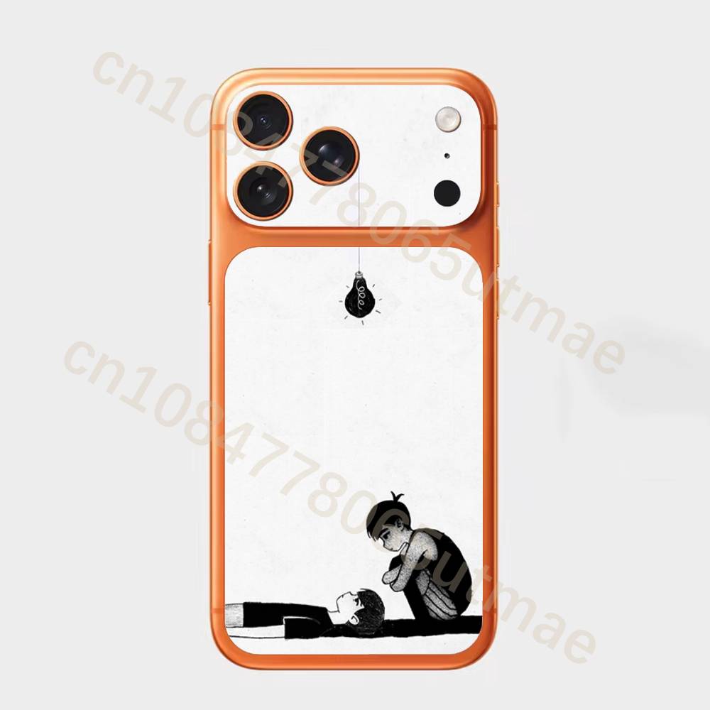 Game O-Omori For iPhone 17pro,17pro max Carmere and Back Cover Decal Wrap Skin Colorful Rear Protective Sticker Film