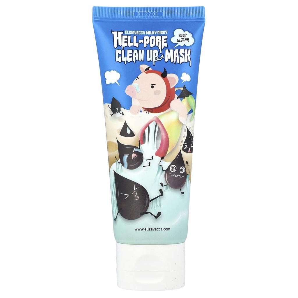 Elizavecca Hell-Pore Clean-Up Beauty Mask, 3.38 Fl Oz (100 Ml)