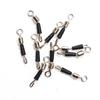 50Pcs High Strength Rolling Balls Bearing Snap Fishing Barrels Swivels Lures Connector Clip for Saltwater & Freshwater