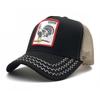 Spring And Summer Baseball Net Hat Animal Patch Color Matching Cap Embroidery Men And Women Fashion Personality