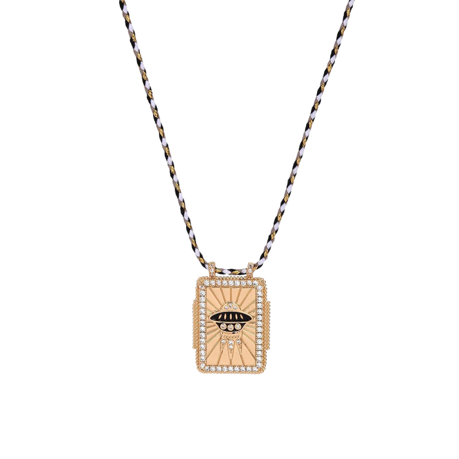 

Модное ожерелье на тему карт Таро, Шикарное ожерелье с эмблемой карты Таро, Уникальное шейное украшение для свидания, Аксессуар 5