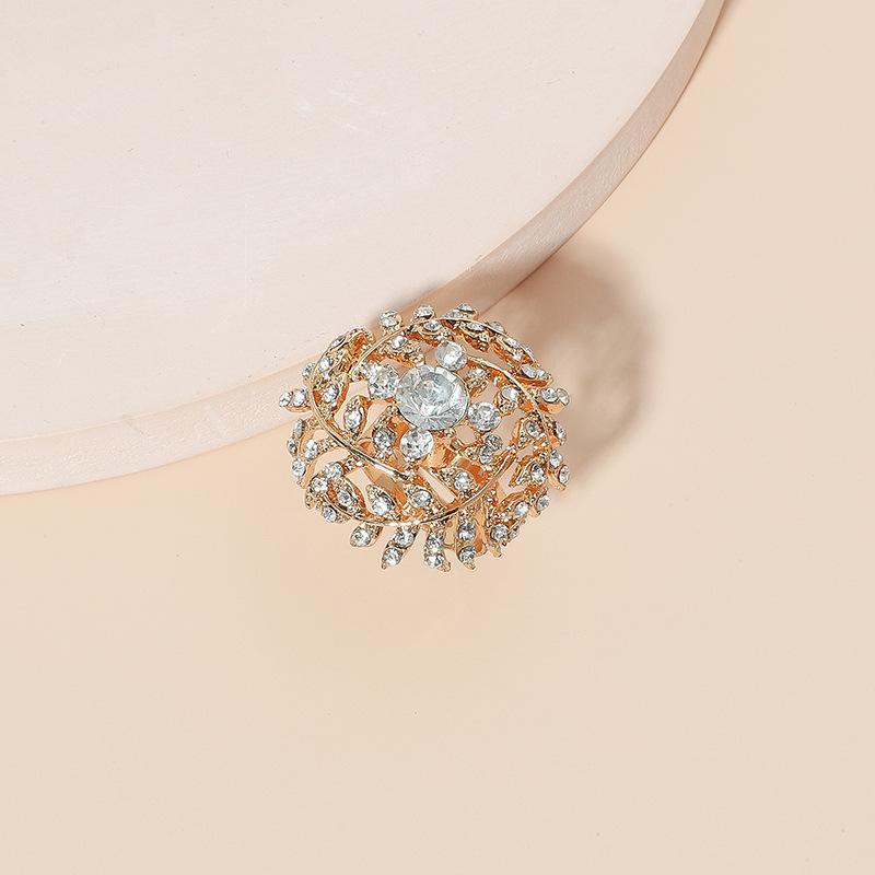 

New Full Diamond Water Diamond Boutique Three Dimensional Women s Adjustable Ring with Opening, Personalized and Exquisite Adjustable opening белый