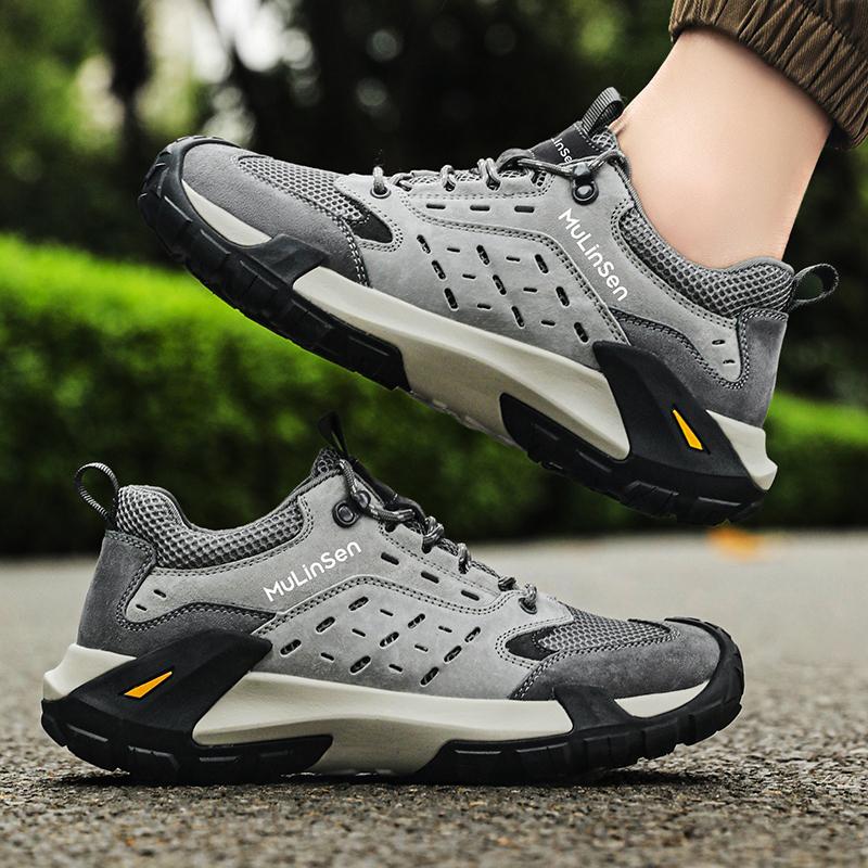 Sneakers Casual da Uomo Scarpe Forate Sandali Casual Estivi da Esterno