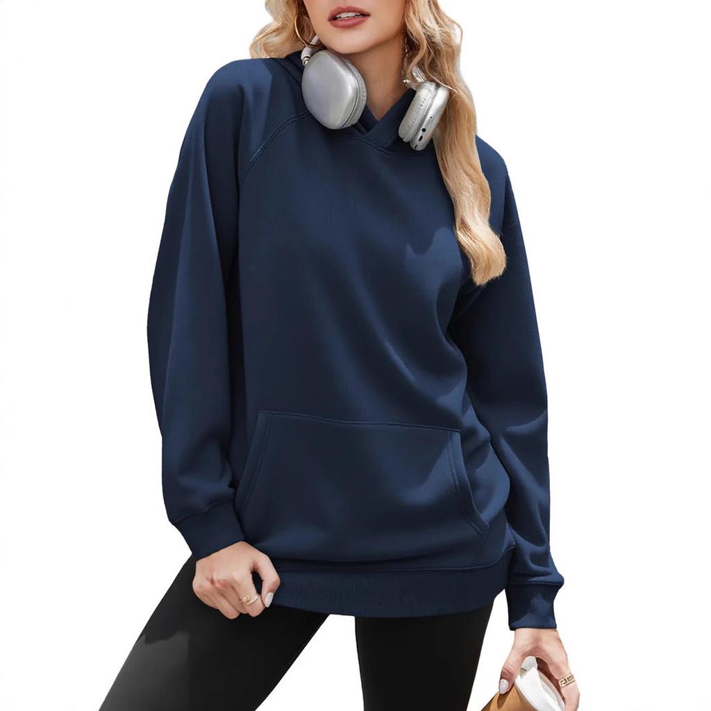 Women's Solid-color Fashionable Long-sleeved Top