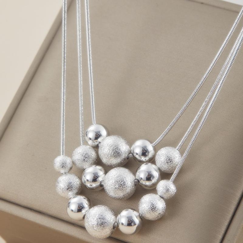 

Персоналізоване матове кругле намисто-змія на ланцюжку, багатошарове жіноче намисто, Модний подарунок на свято/вечірку