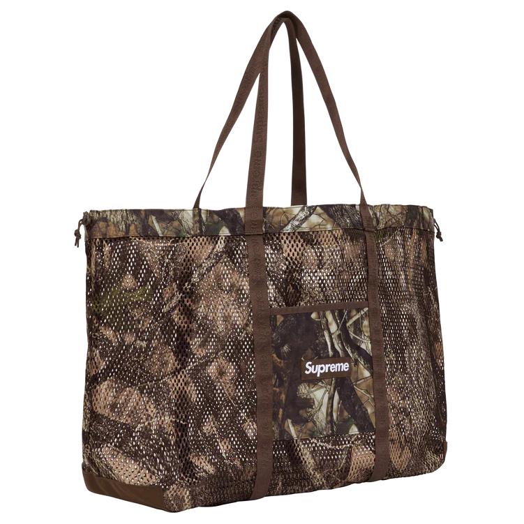 New Supreme Polyester Tote Bag, Shopping Bag, Handbag Men's Camouflage SUP-SS25-KANATICAMO