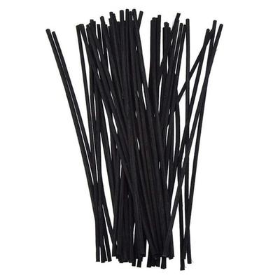 20cm 3mm for Bedroom Tolit Black Handmade Replacement Fiber Home Decor Aromatherapy Diffuser Sticks