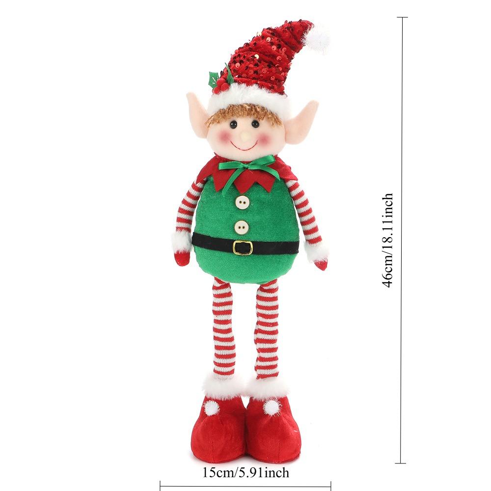 

Christmas Telescopic Legs Elf Doll Ornaments Children s Gifts Home Decoration Elf Doll Ornaments