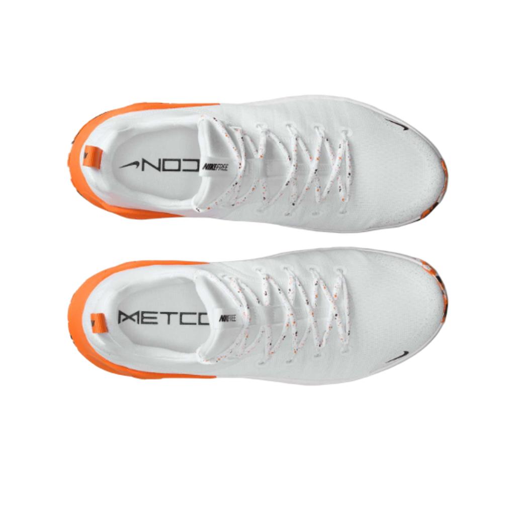Nike Free Metcon 6 White Safety Orange Men Sneakers Black FJ7127-106