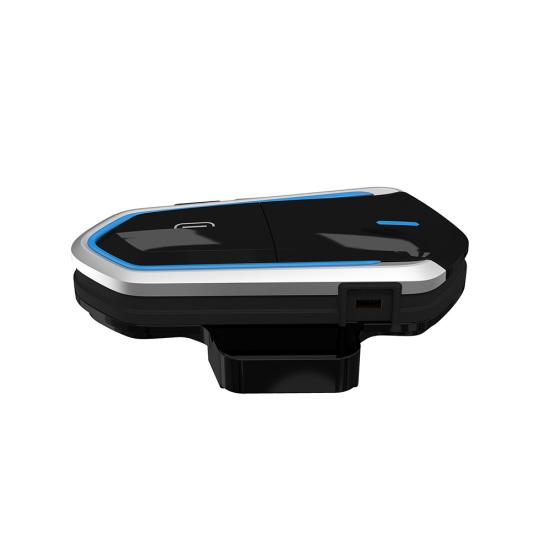 4-Way FM Radio Motorcycle Bluetooth-compatible Wireless Helmet Handsfree Headsets Headphone