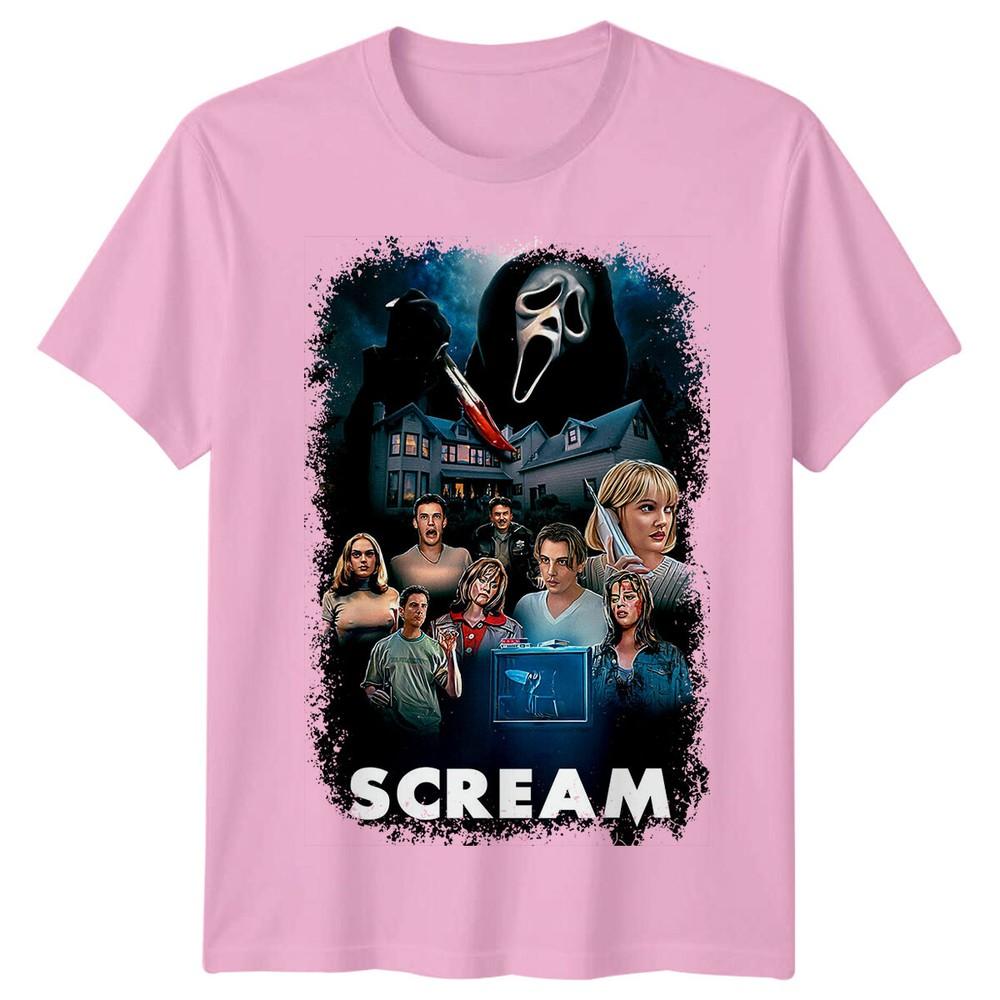 Scream 1996 Movie Poster Inspired Tshirt Retro 90s Tee Unisex