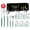Stainless Steel 30-Piece Tableware Steak Knife, Fork and Spoon 5 Main Pieces Tableware Suit
