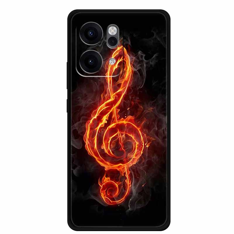 For Oppo Reno14 Pro 5G Case Animals Soft Silicone TPU Phone Cases Back Cover for Oppo Reno 14 Lion Shockproof Cool Wolf Capa