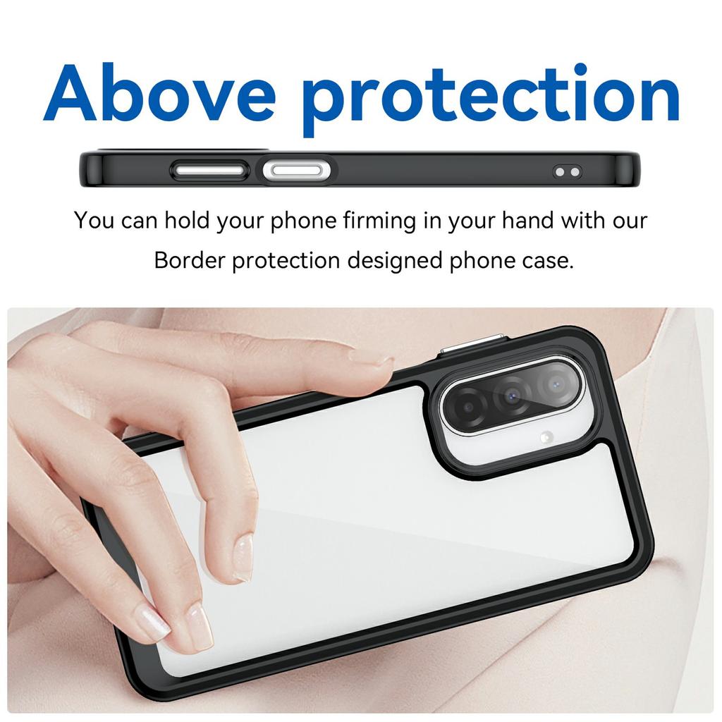 For Samsung Galaxy A17 5G Case TPU+Acrylic Protective Clear Phone Cover