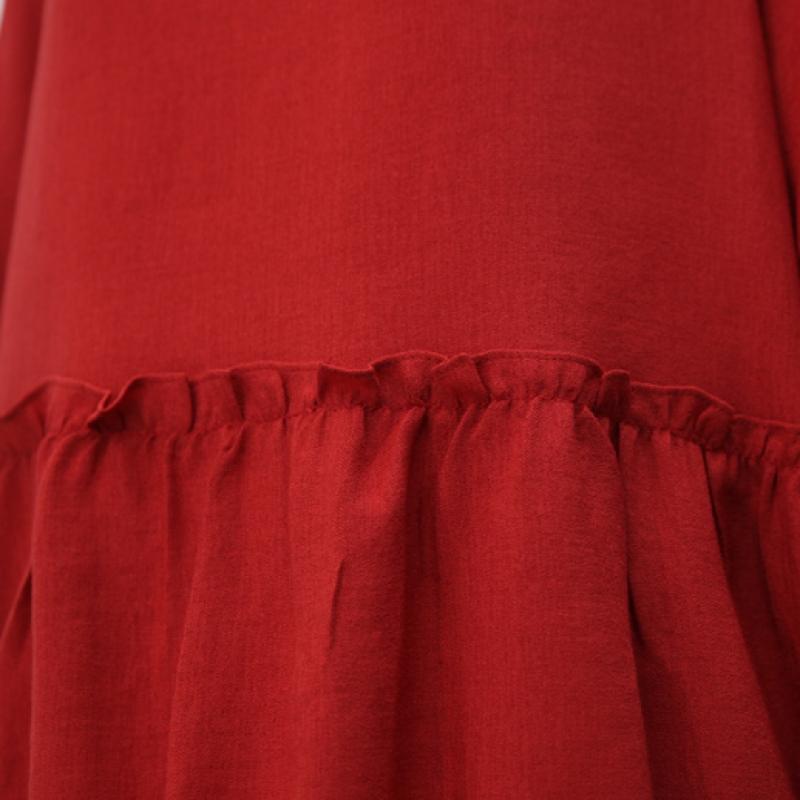 Shiz Madam Women Feminine Frill Balloon Blouse T57551