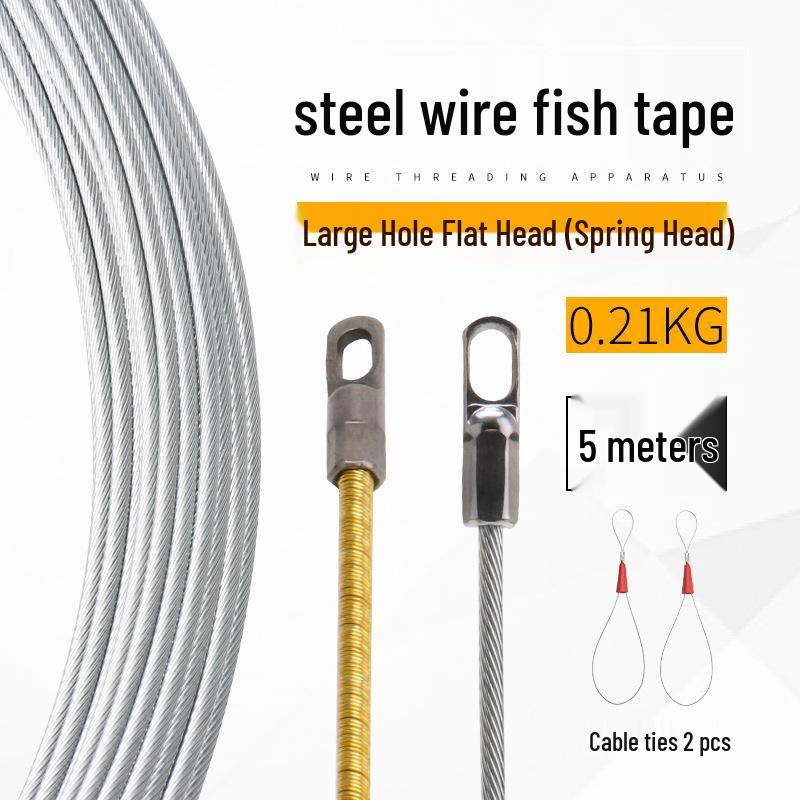 Electrician's Steel Wire Cable Threader & Puller